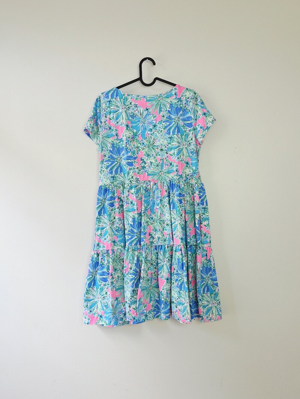 Lilly Pulitzer Geanna Short Sleeve Dress Size Small Soleil Pink Good Hare Day - Picture 3 of 5